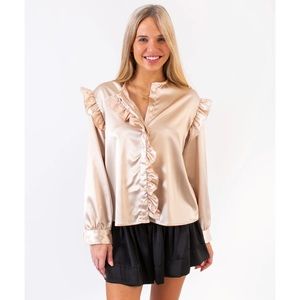 NWOT Iris Gold Polysatin *Limited Edition*